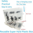 Afmivs Treble Fishing Hooks Freshwater Saltwater, 100pcs Treble Hooks for…