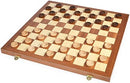 VAMSLOVE 15inch Checkers Folding Wooden Game Set, 100 Square Checkerboard…