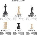 A&A Tournament Chess Set/ 20''x20'' Foldable Silicone Chess Board / 3.75''…