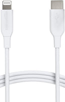 Amazon Basics USB-C to Lightning Charger Cable, Apple MFi Certified for iPhone 14 13 12 11 X Xs Pro, Pro Max, Plus, iPad, Fast Charging, High Speed Data Sync, 6 ft, White 1