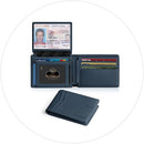 RUNBOX Wallet for Men -Slim Rfid Leather Mens Bifold Novelty Wallets 2 ID Window With Gift Box Men's Accessories