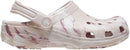 Crocs Unisex Adult Classic Marbled Tie-dye Clogs – Pink — 5