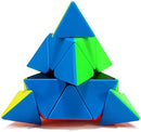 CuberSpeed Moyu Pyramid stickerless Speed Cube Cubing Classroom Triangle Speed Cube Meilong Pyramid Puzzle — 4