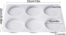 6-Cavity Deep Round Coaster Silicone Molds for Epoxy Resin, 4 Inches Coaster Resin Mold for Flower Bouquet Preservation — 2