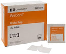 COVIDIEN 6818pk6 6818 Webcol Alcohol Prep, Sterile, Medium, 2-Ply, 4.3" Height, 2.1" Wide, 4" Length, Pad, 6 Packs of 200 (Pack of 1200) — 6