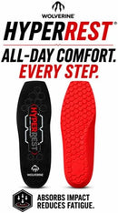 WOLVERINE HYPERREST Square Toe Insoles – Polyurethane Cushioning for Square-Toe Boots, Shock Absorbing Ergonomic Support, Comfort for All-Day Wear, Coolmax Breathable Top-Layer Men’s 10/11 — 3