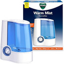 Vicks Warm Mist Humidifier, 1 Gallon, 24-Hour Runtime, White