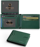 RUNBOX Wallet for Men -Slim Rfid Leather Mens Bifold Novelty Wallets 2 ID Window With Gift Box Men's Accessories