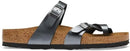 Birkenstock Women's Mayari Birko-Flor – Metallic Black — 3