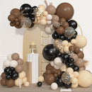 Amandir 153pcs Black Brown Nude Balloon Garland Arch Kit Different Sizes — 2