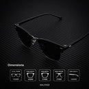 KALIYADI Polarized Sunglasses, Semi-Rimless, UV Blocking