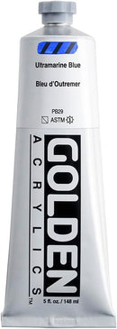 GOLDEN Heavy Body Acrylics, Ultramarine Blue, 5 fl. oz. Tube — 1