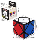 Cuberspeed QY Toys Skew Corner Twist Black Speed Cube Ultimate Educational Twisting Black Magic Cube — 4