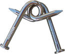 MilesMagic Close Up Classical Nail Puzzle Gimmick Magician's Nail Jail Hook Puzzle Magic Trick, Silver — 1