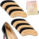 4D Heel Grip Pads for Too Big Shoes, Reduce Rubbing, Enhance Fit & Comfort - Beige | 4 - Pairs — 7