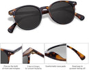 SOJOS Round Polarized Sunglasses, Vintage Style, UV400