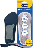 Dr. Scholl's Tri-Comfort Insoles, Shoe Inserts for Women, Size 6-11, 1 Pair, 3/4 Length - Women's 6-11 (Pack of 1) — 6
