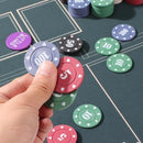300pc Denomination Fake Plastic Poker Chips Set Counting Chips Mahiong Chips…