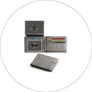 RUNBOX Wallet for Men -Slim Rfid Leather Mens Bifold Novelty Wallets 2 ID Window With Gift Box Men's Accessories