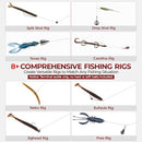 MadBite by KastKing Compact Fishing Tackle Kit for Bass Trout Panfish