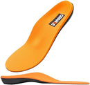 Orange Full Length F Insoles for Running, Walking & Work Shoes – Orthotic Arch Support Inserts with Deep Heel Cup, Metatarsal Support & Stability for Men's Shoe 9-9.5, Women's 10.5-11 — 1
