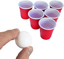 World's Smallest Beer Pong, Red, Miniature