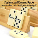 Bucher&Rossini Dominos Set for Adults with 4 Domino Racks Double Six Dominoes…