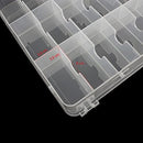 46 Grids Sewing Organizer, Double Sided Thread Box Storage, Portable Clear…