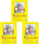 Strathmore 300 Series Watercolor Paper Pad, Top Wire Bound, 9x12 inches, 12 Sheets (140lb/300g) - Artist Paper for Adults and Students - Watercolors, Mixed Media, Markers and Art Journaling | Wire Binding — 3