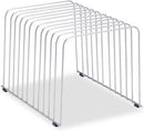 Fellowes Desktop Organizer, 11 Sections, 9" x 11.375" x 8", Wire, Silver (72012) — 6
