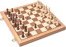 AMEROUS Magnetic Wooden Chess Set, 15 Inches Handmade Wooden Folding Travel…