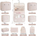 BAGAIL 6 Set/8 Set/10 Set Packing Cubes Various Sizes Packing Organizer for…