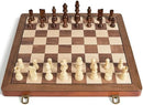 ELONGDI 15" Wooden Chess Set with Magnetic Pieces - Extra Queens - Folding…