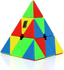 CuberSpeed Moyu Pyramid stickerless Speed Cube Cubing Classroom Triangle Speed Cube Meilong Pyramid Puzzle — 5