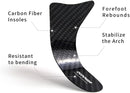 Carbon Fiber Soccer Cleat Insoles Inserts for Soccer Cleats Running Shoes Basketball Shoes Hiking Shoes-1 Pair (M) — 2