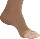 Ames Walker 20-30 mmHg Sheer Open Toe Compression Pantyhose | XL | Black — 4