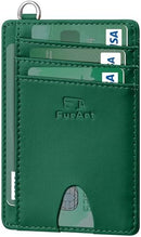 FurArt Slim Minimalist Wallet RFID Credit Card Holder for Men