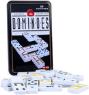 GOTHINK Double 6 Dominos Set for Adults with Tin Box Storage - 28 Tile…