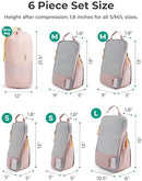 BAGSMART Compression Packing Cubes for Travel Essentials
