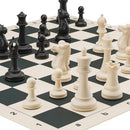 A&A Tournament Chess Set/ 20''x20'' Foldable Silicone Chess Board / 3.75''…