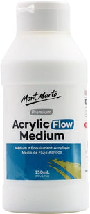 MONT MARTE Premium Acrylic Flow Medium 250ml | 8.45 Fl Oz (250ml) (Pack of 1) — 1