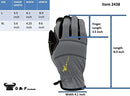 G & F Products All-Purpose Utility Work Gloves, Large, 3-Pair