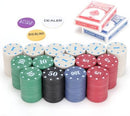 300pc Denomination Fake Plastic Poker Chips Set Counting Chips Mahiong Chips…