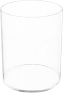Clear Acrylic Pen Holder Round Shape, Desktop Pencil Cup Holder, Countertop Stationery Organizer for Office Desk Accessory — 1