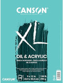 Canson XL Series Oil & Acrylic Paper Pad, 9" x 12", 24 Sheets/Pad | 9"X12" — 3