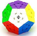 CuberSpeed yj yuhu Magnetic Megamin Stickerless Speed Cube Speed Puzzle Cube yongjun yuhu v2 m 12-Side 3x3 Pentagonal Dodecahedron Cube Puzzle — 2