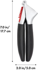 OXO Good Grips Garlic Press, Easy to squeeze & Self Cleaning Tool, Black — 2