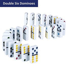 GOTHINK Double 6 Dominos Set for Adults with Tin Box Storage - 28 Tile…
