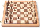 AMEROUS Magnetic Wooden Chess Set, 15 Inches Handmade Wooden Folding Travel…