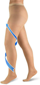 Mediven Comfort Women’s Open Toe 20–30 mmHg Compression Pantyhose | VI Petite | Ebony — 6